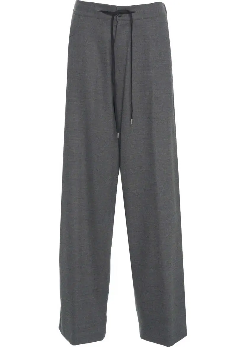 Pantaloni office Jucca Pants with drawstring Grey Femei (BM 19033918) 2