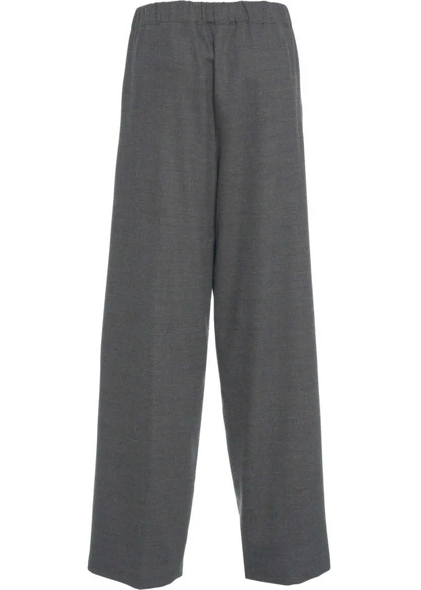 Pantaloni office Jucca Pants with drawstring Grey Femei (BM 19033918) 4