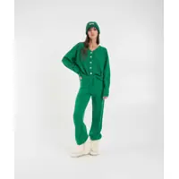 Pantaloni de trening Dama - Pantaloni de trening CRUSH Cashmere joggers Brontie Green Femei (BM 19033927) - B-mall.ro