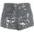 Jucca Shorts with sequins Grey