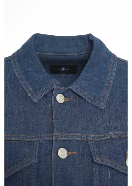 Tricouri 7 For All Mankind Denim jacket Halona Blue Femei (BM 19033969) 4