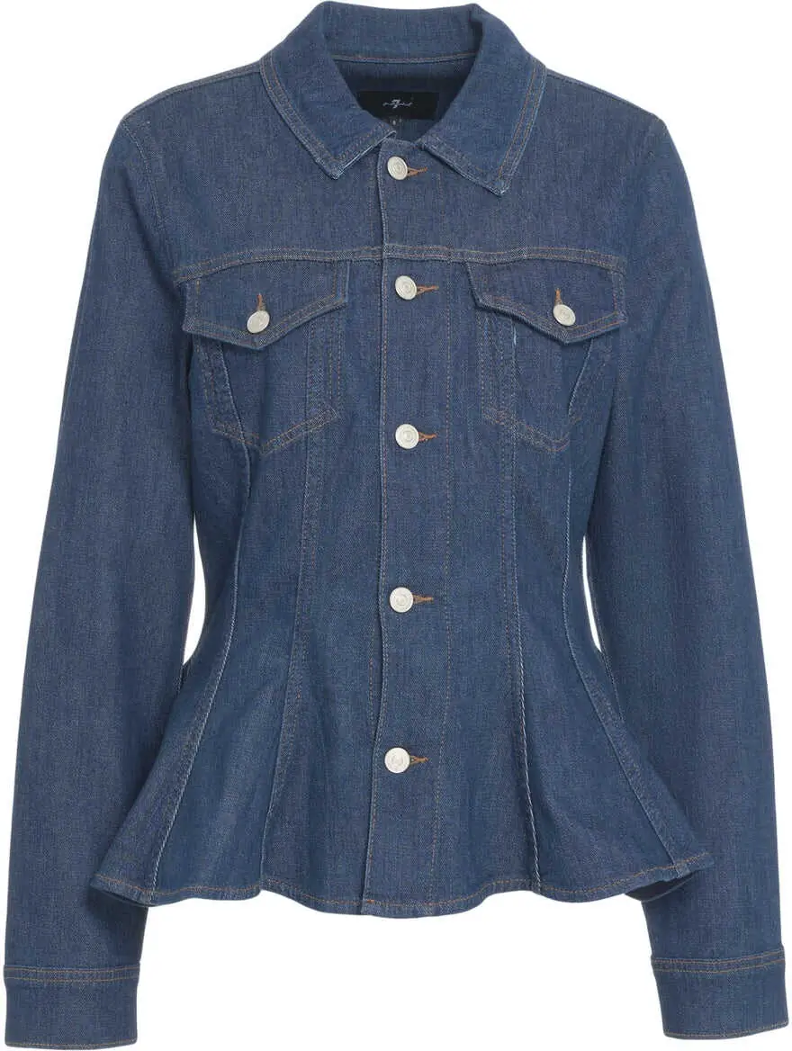 Tricouri 7 For All Mankind Denim jacket Halona Blue Femei (BM 19033969) 1