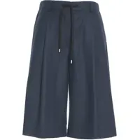Pantaloni casual Bermuda shorts with pinstripes Femei