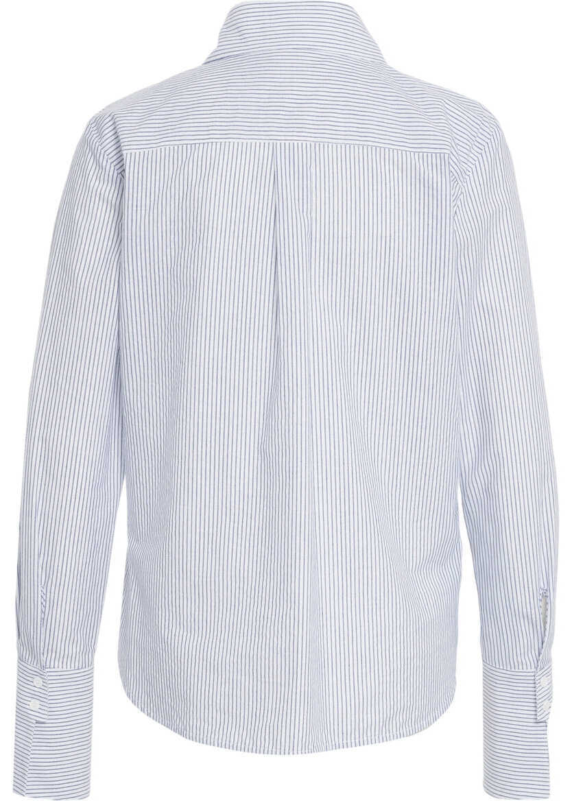 Bluze Himons Striped blouse Blue Femei (BM 19033981) 4