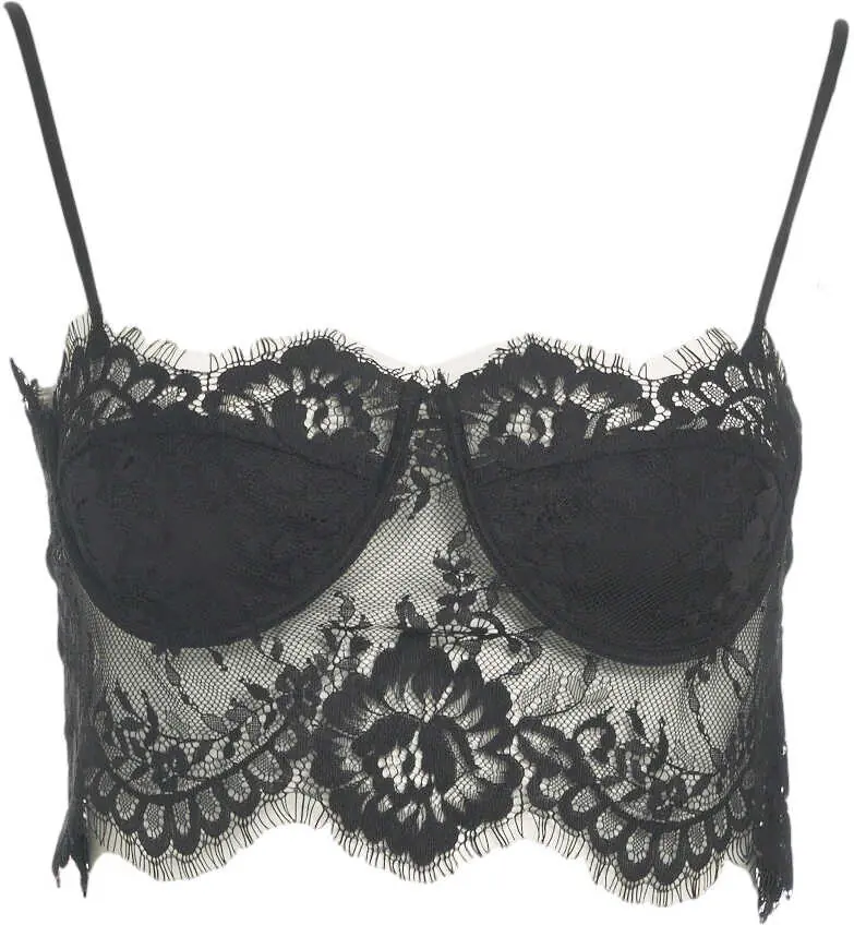 Maiouri Herskind Lace top Black Femei (BM 19033984) 2