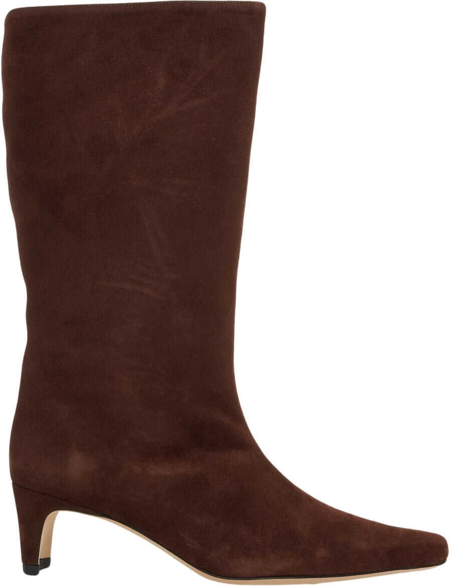 Cizme de iarna STAUD Suede boots Wally Brown Femei (BM 19034008) 2