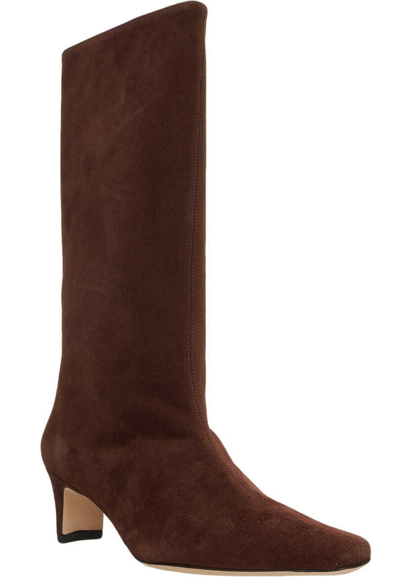 Cizme de iarna STAUD Suede boots Wally Brown Femei (BM 19034008) 3