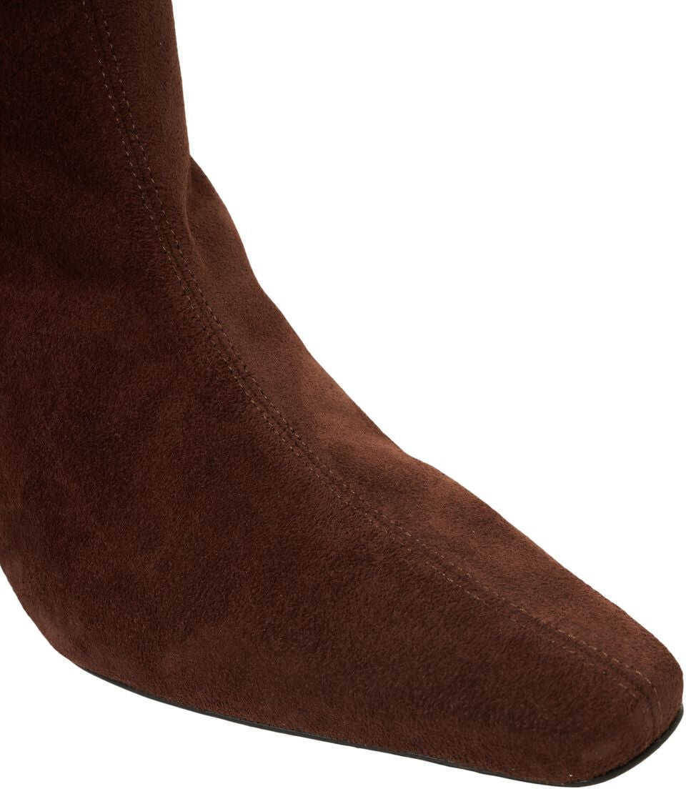 Cizme de iarna STAUD Suede boots Wally Brown Femei (BM 19034008) 5