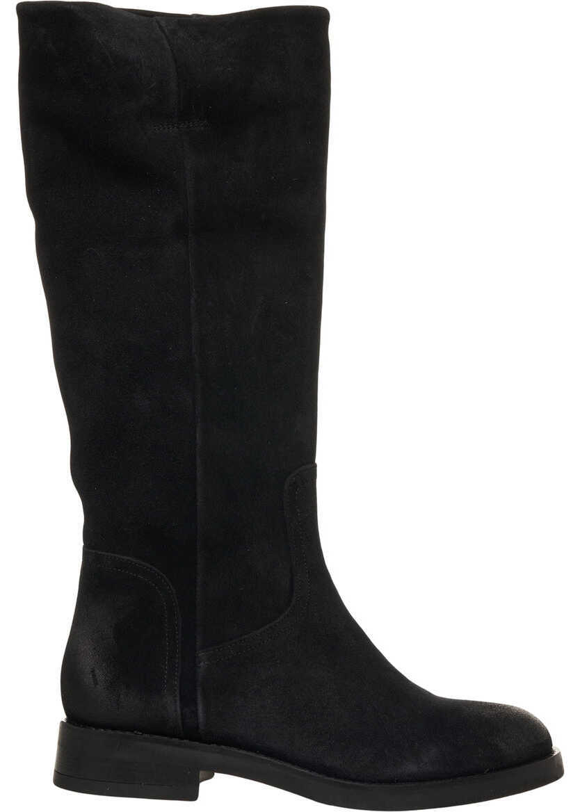 Cizme de iarna CURIOSITE Suede boots Black Femei (BM 19034023) 2