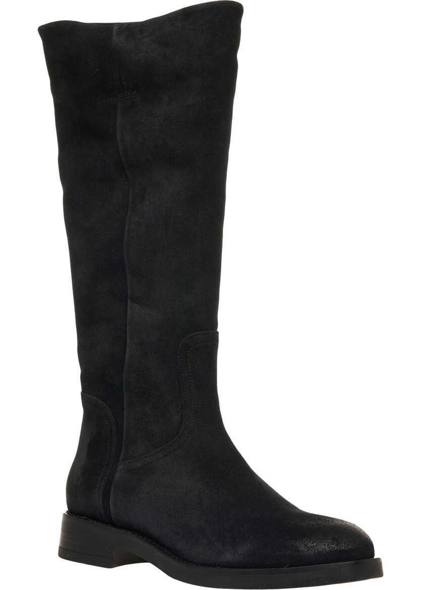 Cizme de iarna CURIOSITE Suede boots Black Femei (BM 19034023) 3