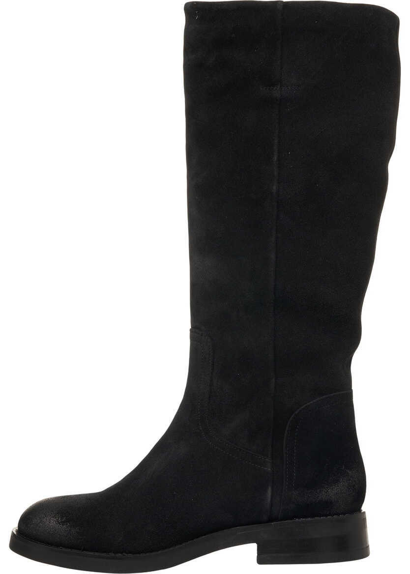 Cizme de iarna CURIOSITE Suede boots Black Femei (BM 19034023) 4