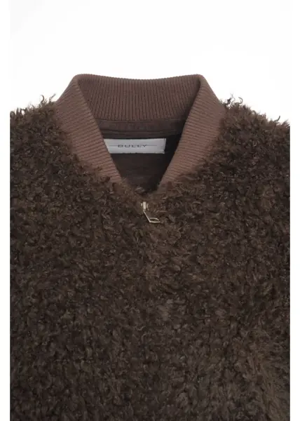 Bomber jacket Bully Faux fur bomber jacket Brown Femei (BM 19034047) 4