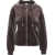LIU JO SPORT Velvet hoodie Brown