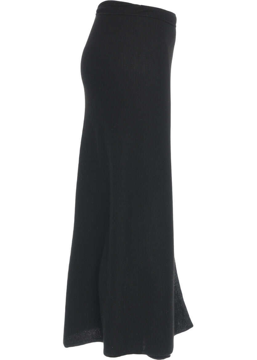 Fuste lungi CRUSH Midi skirt Riviera Black Femei (BM 19034086) 3