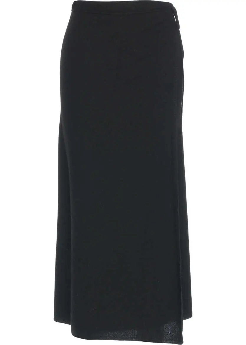 Fuste lungi CRUSH Midi skirt Riviera Black Femei (BM 19034086) 1