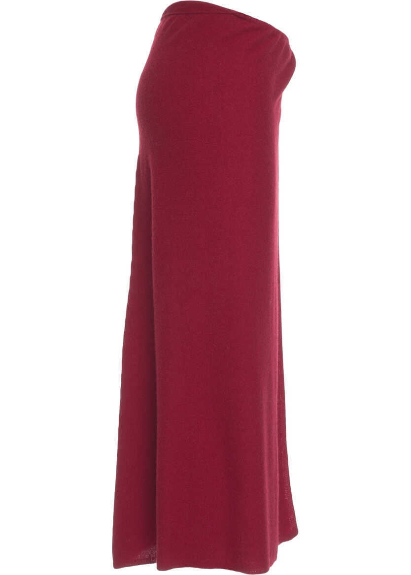 Fuste lungi CRUSH Midi skirt Riviera Red Femei (BM 19034086) 3