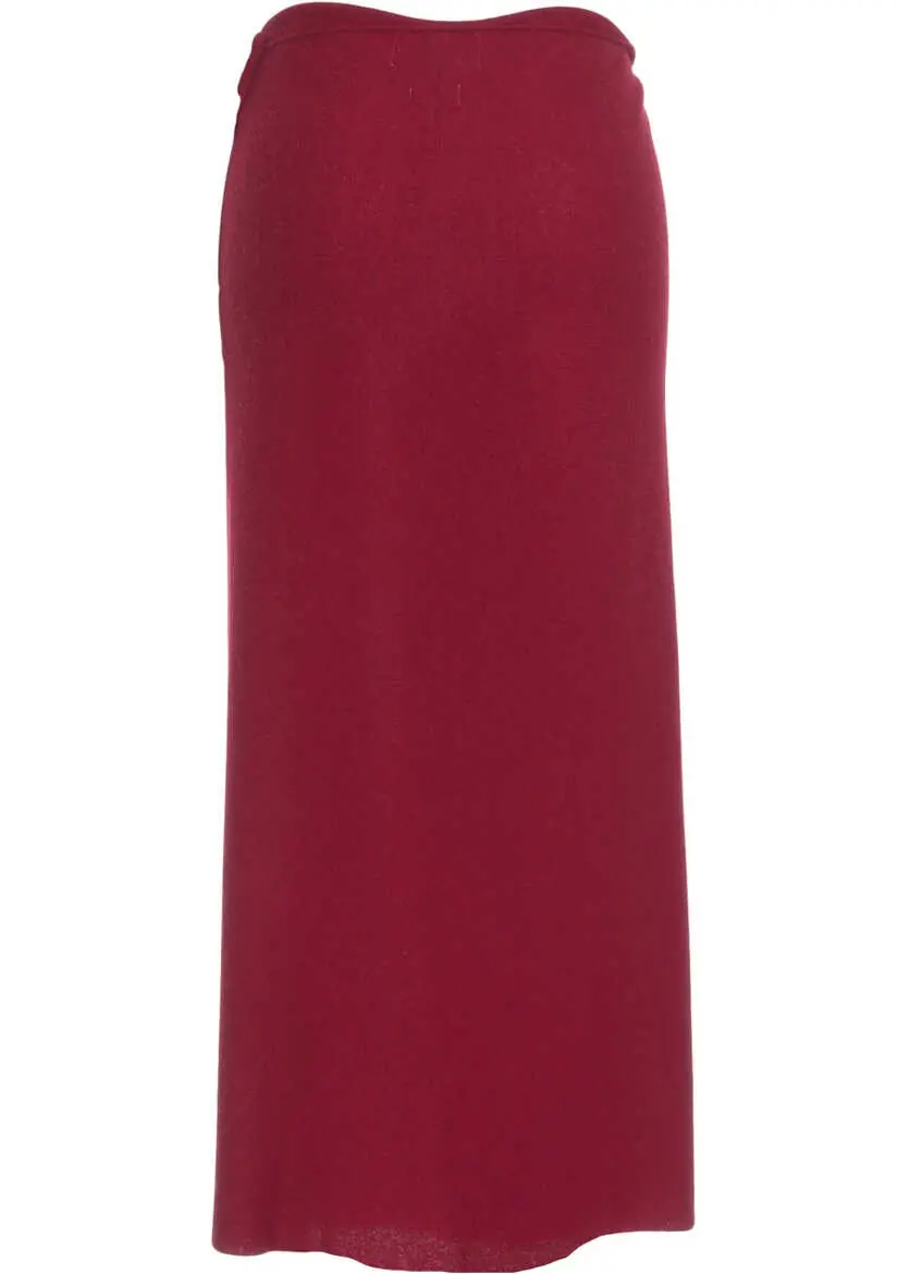 Fuste lungi CRUSH Midi skirt Riviera Red Femei (BM 19034086) 4