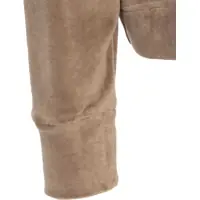 Bluze de trening Majestic Filatures Dama - Bluze de trening Majestic Filatures Velvet hoodie with zipper Brown Femei (BM 19034113) - B-mall.ro