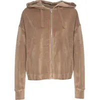 Bluze de trening Velvet hoodie with zipper Femei