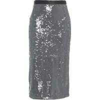 Fuste lungi Midi skirt with sequins Femei
