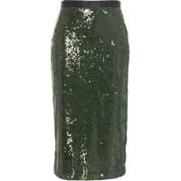 Fuste lungi Midi skirt with sequins Femei