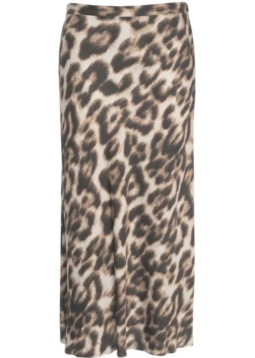 Fuste lungi Jucca Maxi skirt with animal print Brown Femei (BM 19034137) 1