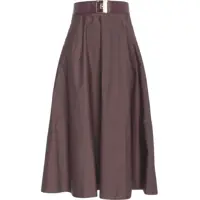 Fuste lungi Elisabetta Franchi Midi skirt with belt