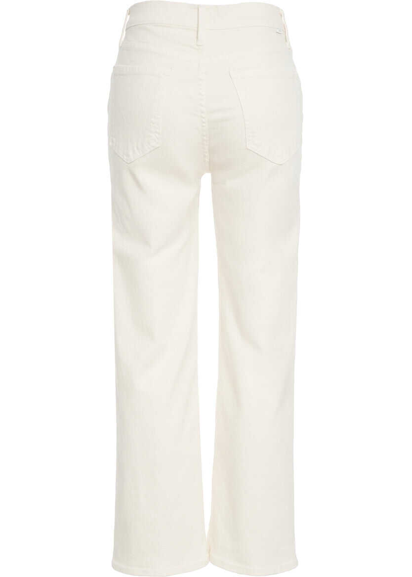 Blugi drepti MOTHER Jeans The Rambler White Femei (BM 19034176) 4