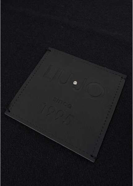 Esarfe Liu Jo Scarf with fringe details Black Femei (BM 19034179) 4