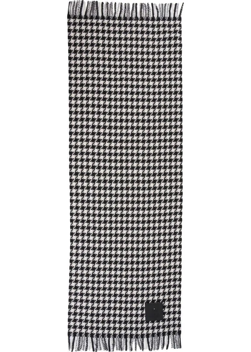 Esarfe Liu Jo Scarf with houndstooth pattern Black Femei (BM 19034191) 3