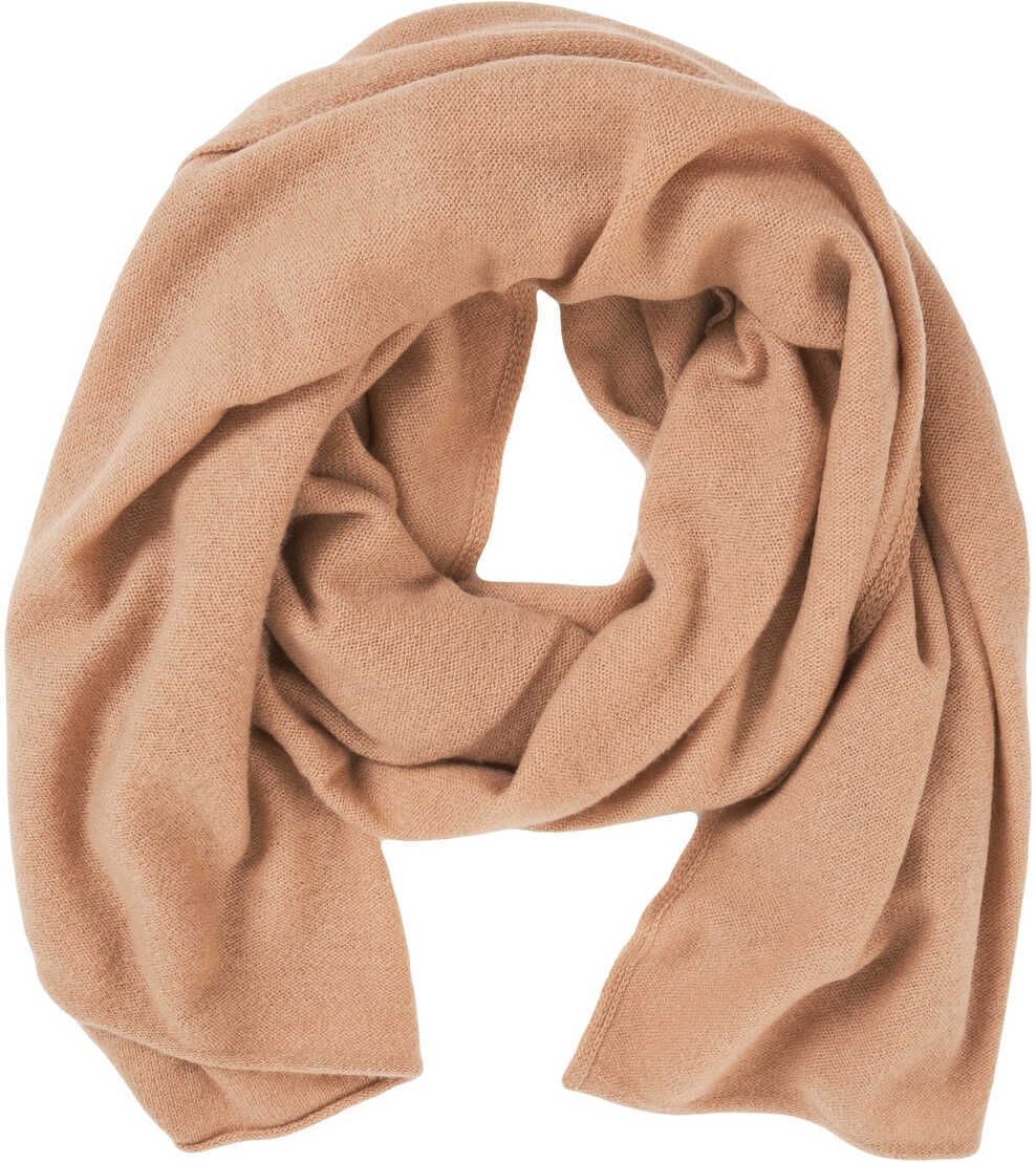 Esarfe CRUSH Cashmere scarf Brown Femei (BM 19034197) 2