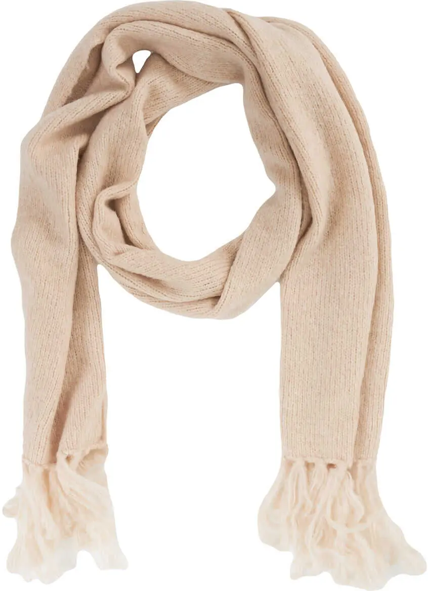 Esarfe CRUSH Scarf with fringe details Beige Femei (BM 19034200) 2