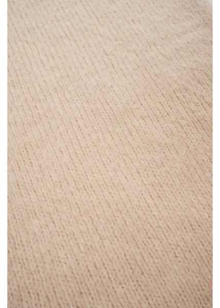 Esarfe CRUSH Scarf with fringe details Beige Femei (BM 19034200) 4