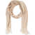 CRUSH Scarf with fringe details Beige