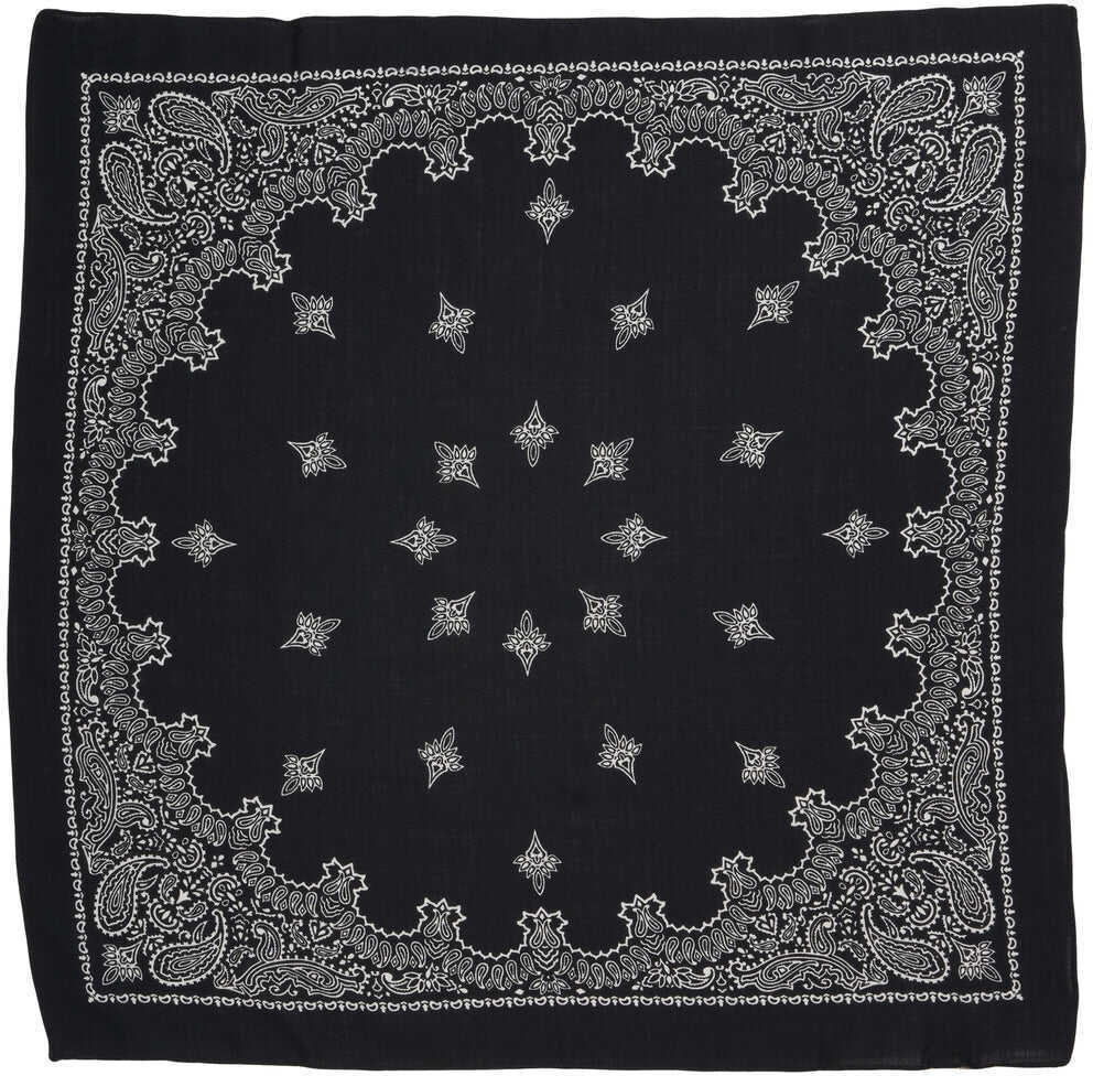 Esarfe Destin Printed neckerchief JUDY MINI Black Barbati (BM 19034203) 4