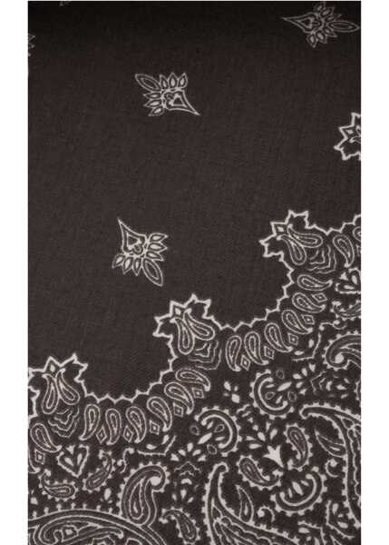 Esarfe Destin Printed neckerchief JUDY MINI Brown Barbati (BM 19034203) 5