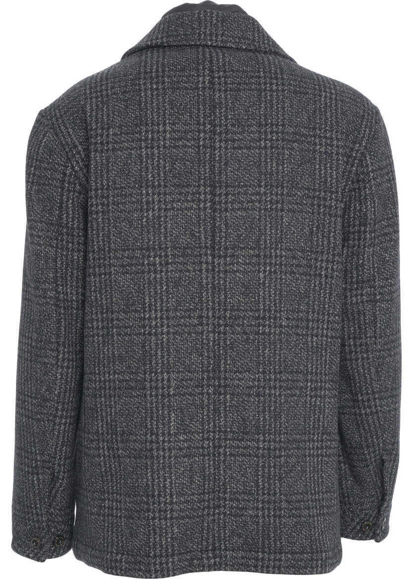 Jachete Peuterey Glencheck Jacket Grey Barbati (BM 19034212) 4