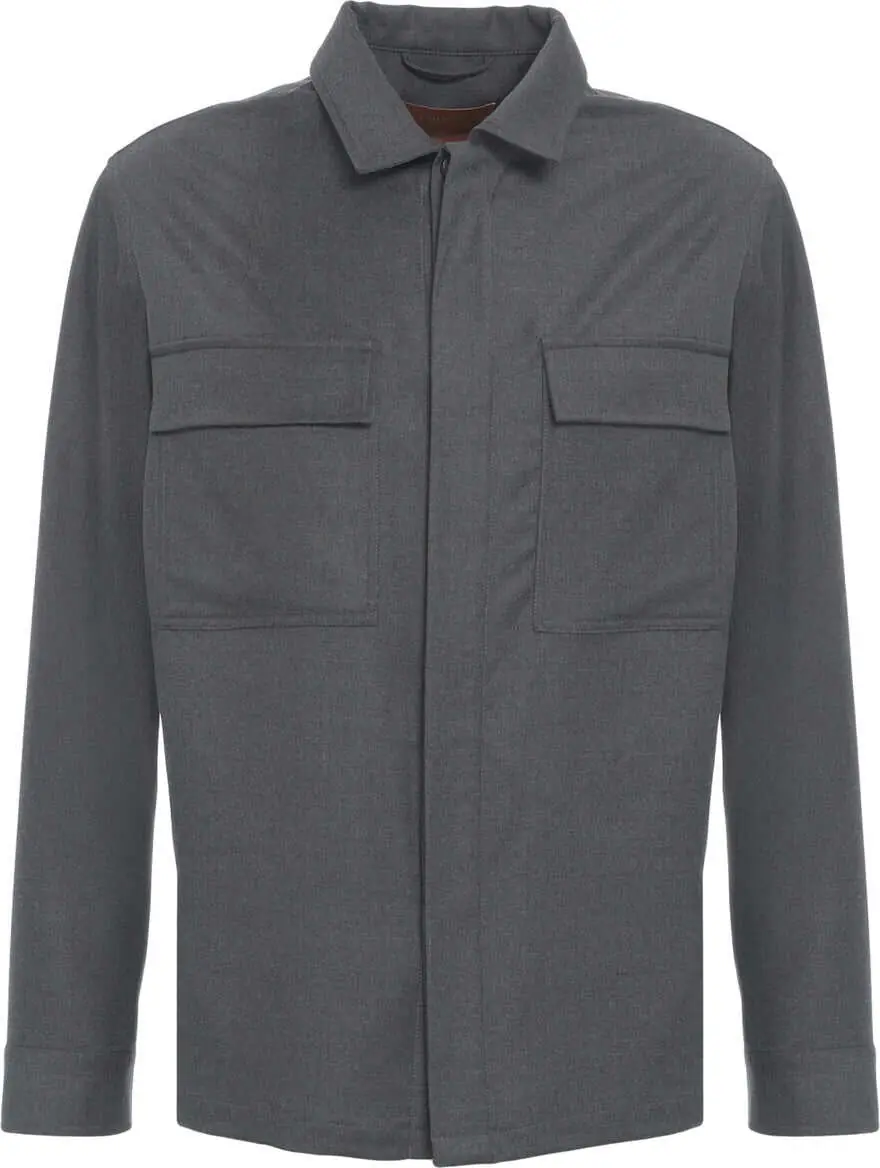 Jachete Cruna Overshirt Bruges Grey Barbati (BM 19034218) 1