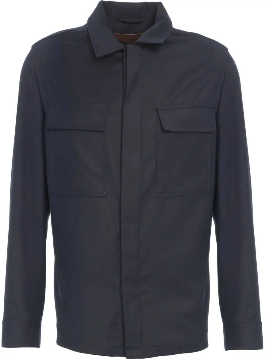 Jachete Cruna Overshirt Bruges Blue Barbati (BM 19034218) 1