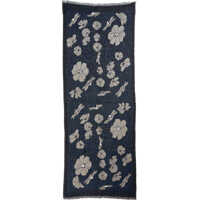 Esarfe pentru Barbati - Esarfe Palombina Scarf with floral print Blue Barbati (BM 19034224) - B-mall.ro