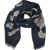 Palombina Scarf with floral print Blue