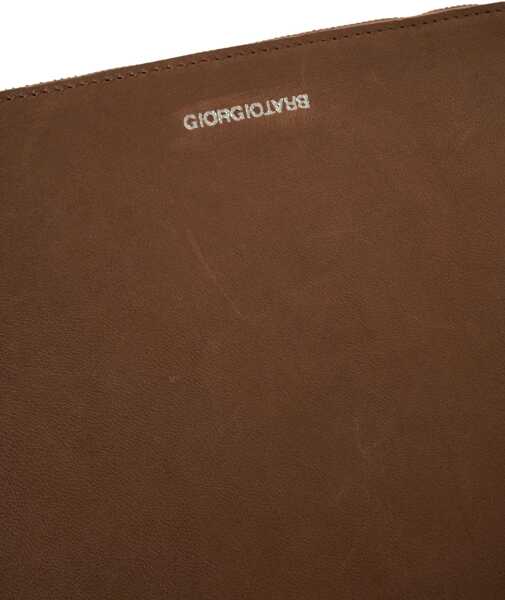 Borsete Giorgio Brato Leather clutch Brown Barbati (BM 19034227) 4