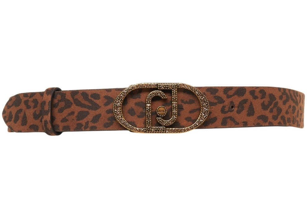 Curele Liu Jo Belt with animal print Brown Femei (BM 19034236) 1