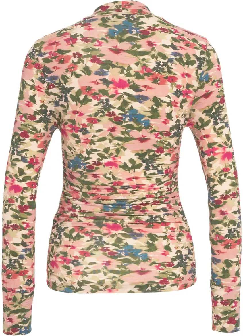 Tricouri Farmrio T-shirt with floral print Pink Femei (BM 19034242) 3