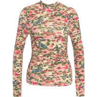 Tricouri T-shirt with floral print Femei