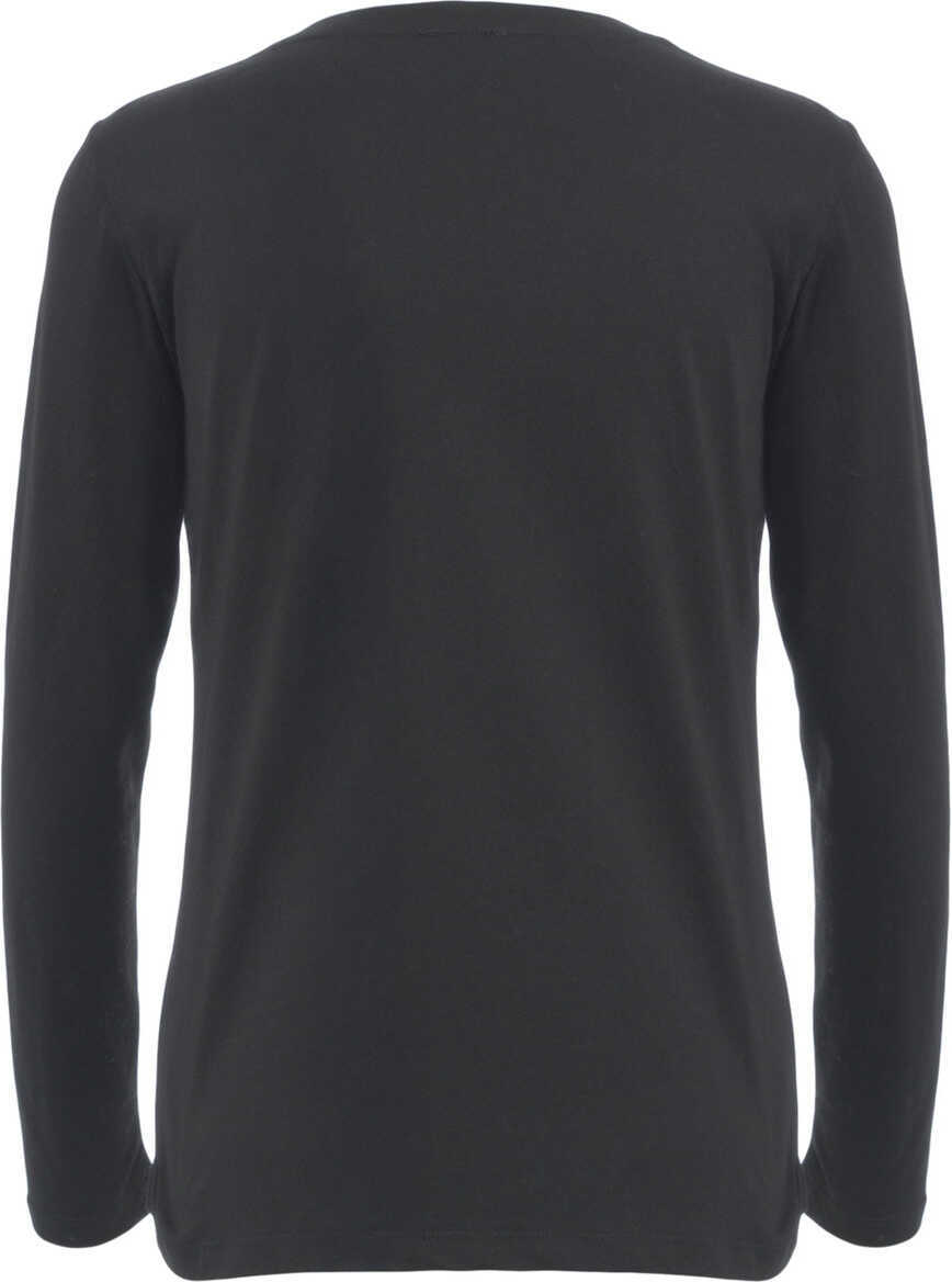 Tricouri Liu Jo T-shirt with rhinestones Black Femei (BM 19034254) 3