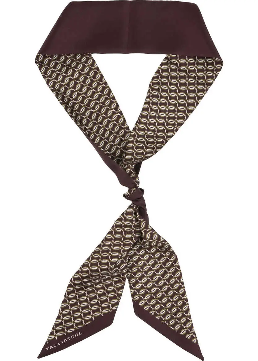 Esarfe Tagliatore Silk foulard Red Barbati (BM 19034266) 2