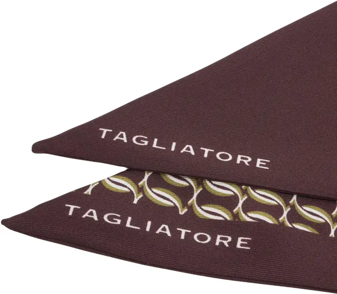 Esarfe Tagliatore Silk foulard Red Barbati (BM 19034266) 5