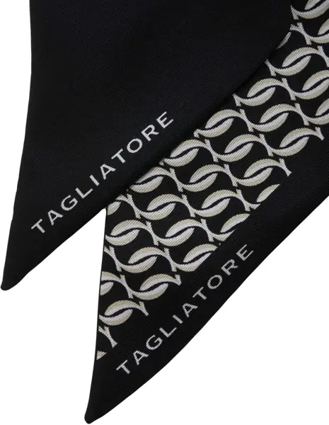 Esarfe Tagliatore Silk foulard Black Barbati (BM 19034266) 5
