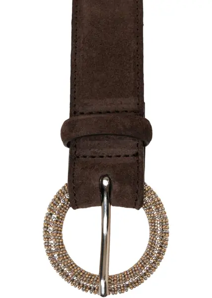 Curele Orciani Suede belt Brown Femei (BM 19034269) 4